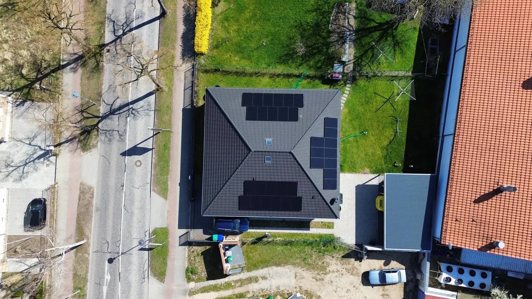 Projektansicht Dachanlage