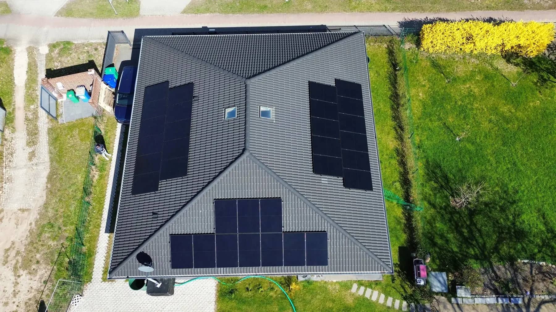 Projektansicht Dachanlage